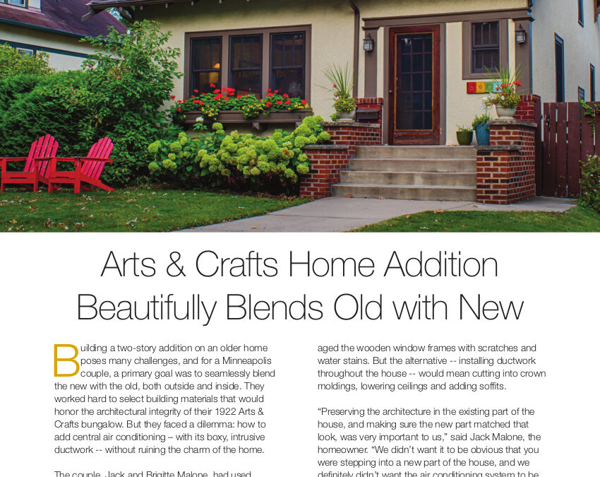 Arts & Crafts Home Addition
